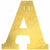 Amscan BIRTHDAY A Create Your Own Letter Banner - Gold