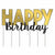 Amscan BIRTHDAY Black and Gold Happy Birthday Yard Sign