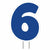 Amscan BIRTHDAY Blue Number 6 Yard Sign