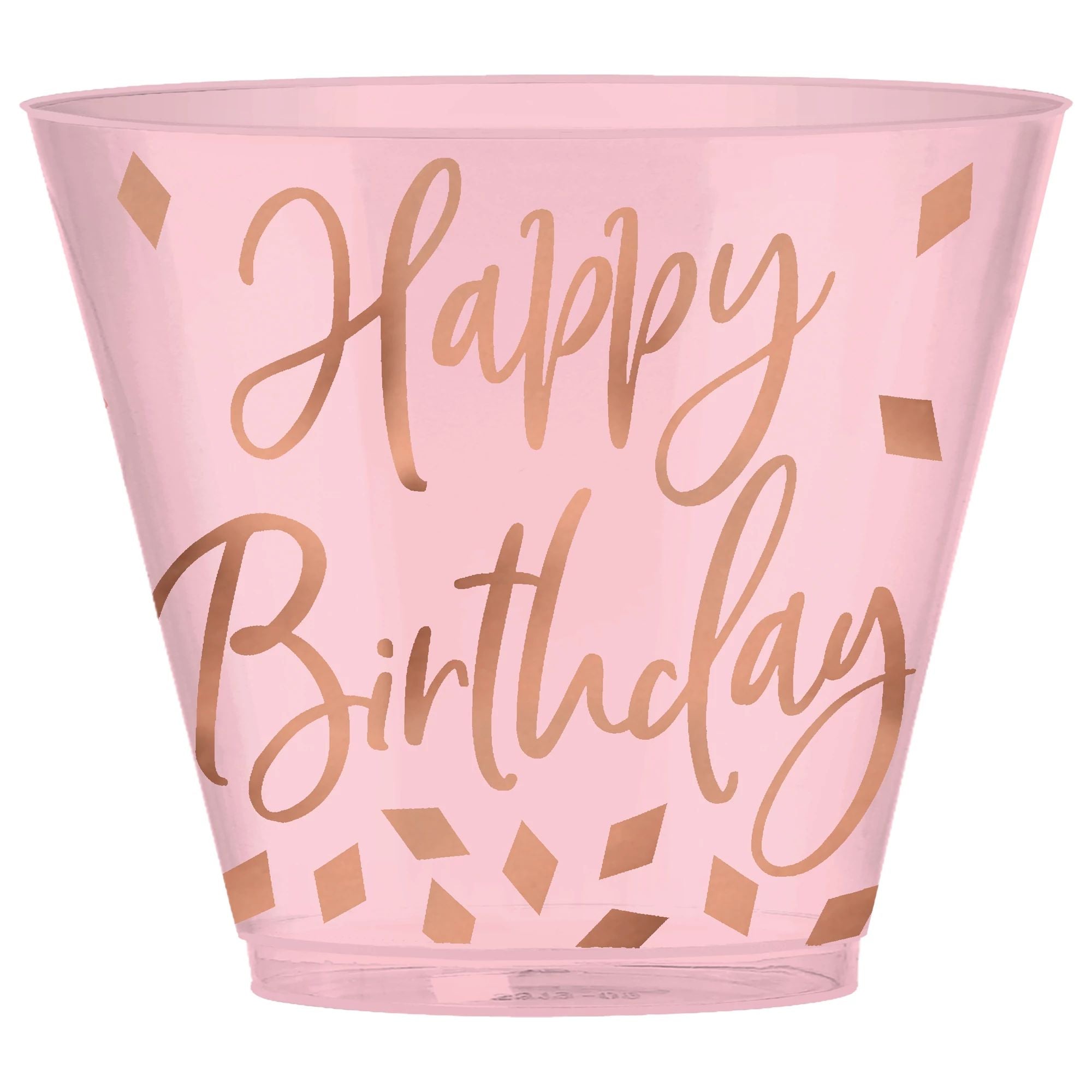 Amscan BIRTHDAY Blush Birthday 9oz Plastic cup