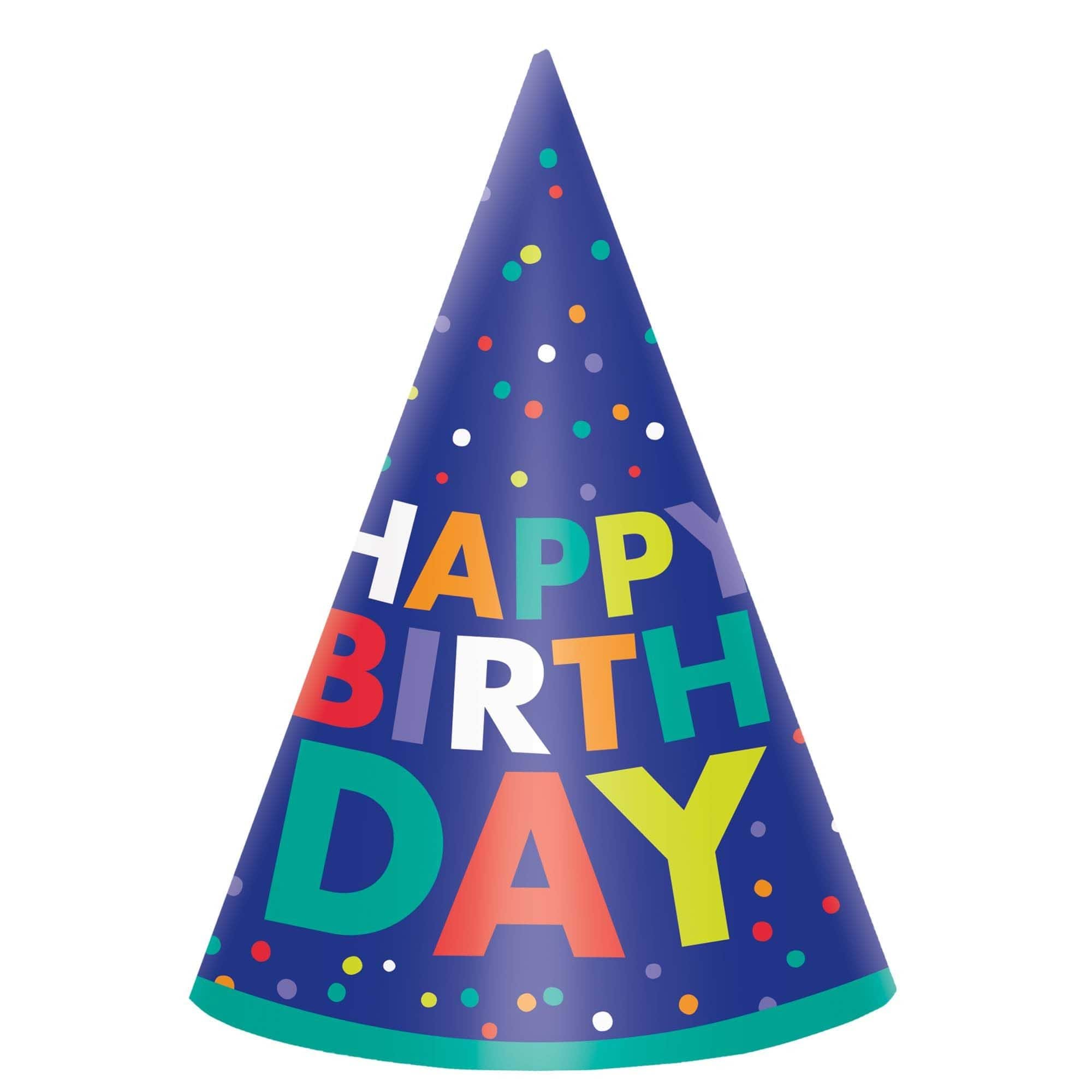 Amscan BIRTHDAY Bold Happy Birthday Cone Hat