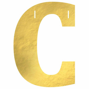Amscan BIRTHDAY C Create Your Own Letter Banner - Gold
