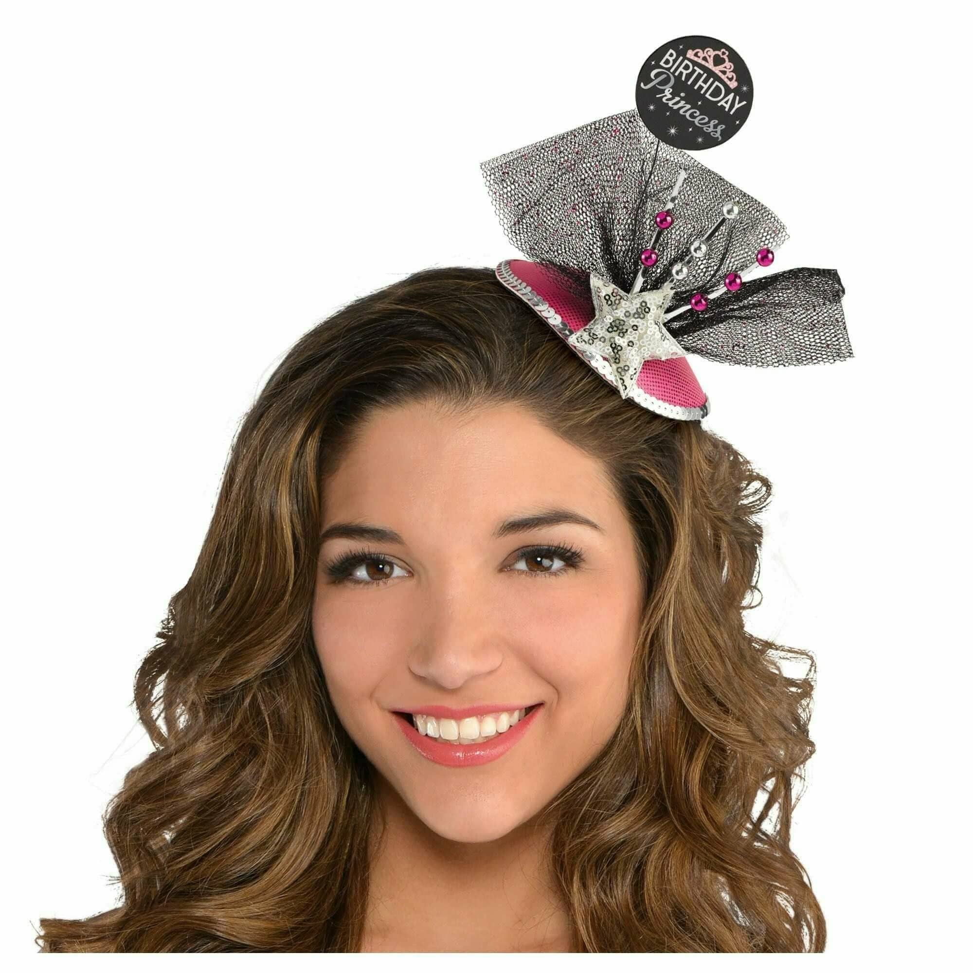Amscan BIRTHDAY Clip On Couture Hat - Princess