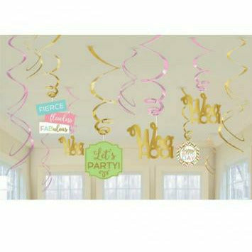 Amscan BIRTHDAY CONFETTI FUN SWIRLS