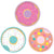 Amscan BIRTHDAY Donut Party Assorted Round Dessert Plates