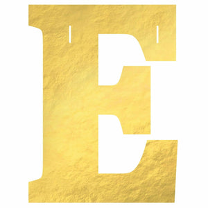 Amscan BIRTHDAY E Create Your Own Letter Banner - Gold