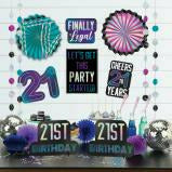 Amscan BIRTHDAY Finally 21 Birthday Decorating Kit