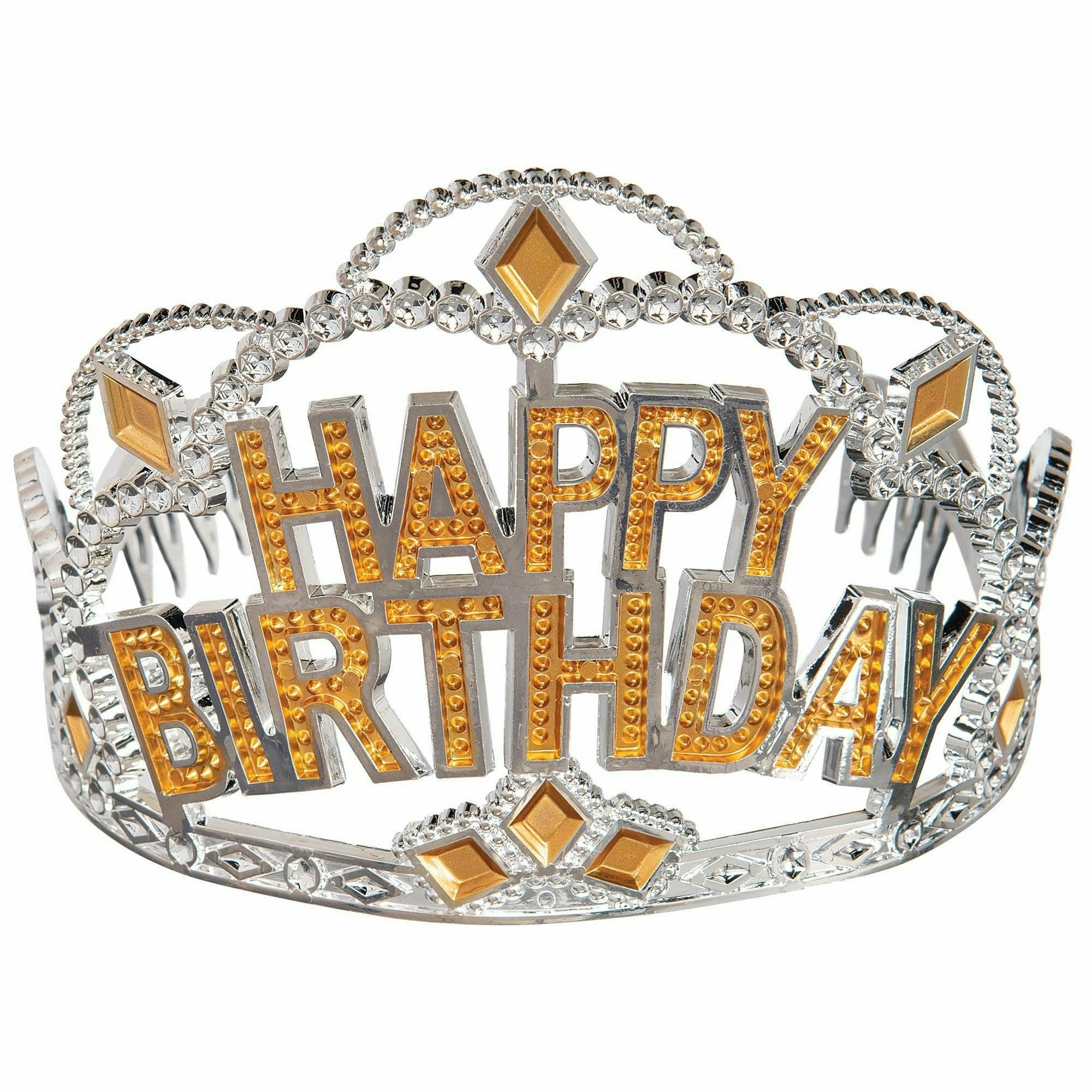 Amscan BIRTHDAY Gold Birthday Tiara