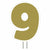 Amscan BIRTHDAY Gold Number 9 Yard Sign