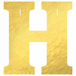 Amscan BIRTHDAY H Create Your Own Letter Banner - Gold