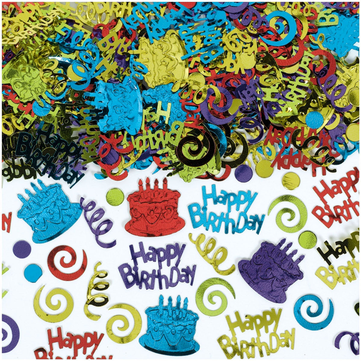 Amscan BIRTHDAY Happy Birthday Type Embossed Confetti