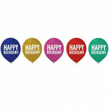 Amscan BIRTHDAY Happy Dots Printed Latex Balloons