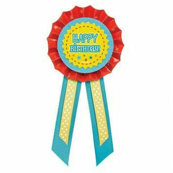 Amscan BIRTHDAY HBD Award Ribbon