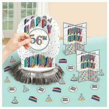 Amscan BIRTHDAY HERE'S TO YOUR BDAY TABLE DECOR KIT
