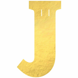 Amscan BIRTHDAY J Create Your Own Letter Banner - Gold