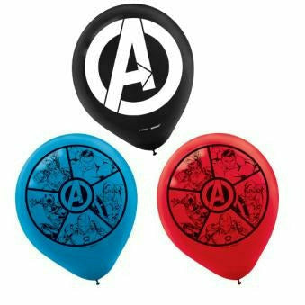 Amscan BIRTHDAY: JUVENILE AVENGERS LATEX BALLOONS