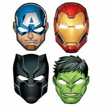 Amscan BIRTHDAY: JUVENILE AVENGERS MASKS