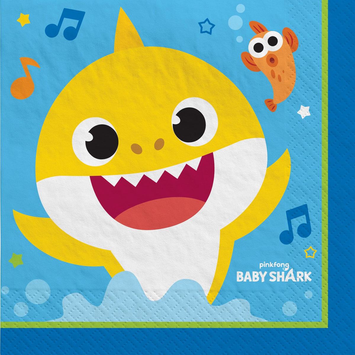 Amscan BIRTHDAY: JUVENILE Baby Shark Lunch Napkins