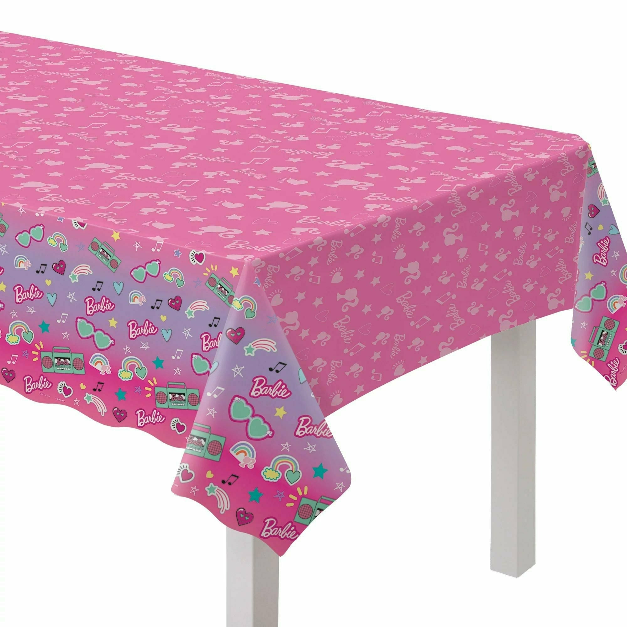 Amscan BIRTHDAY: JUVENILE Barbie Dream Together Plastic Table Cover