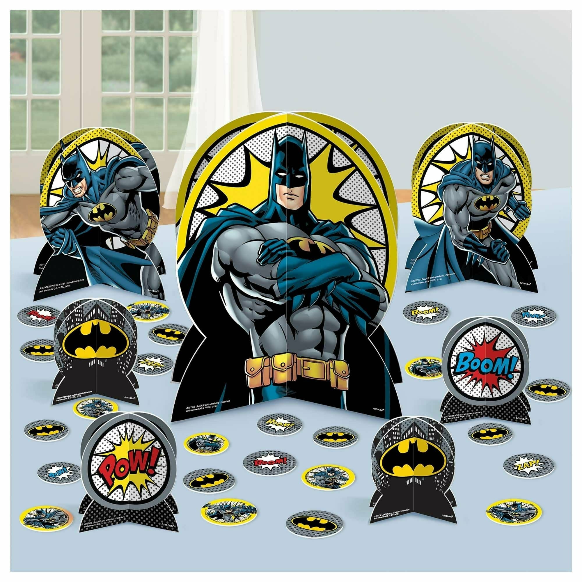 Amscan BIRTHDAY: JUVENILE Batman™ Heroes Unite Table Centerpiece Kit
