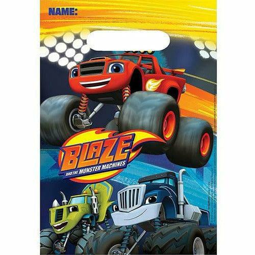 Amscan BIRTHDAY: JUVENILE Blaze and the Monster Machines Favor Bags 8ct
