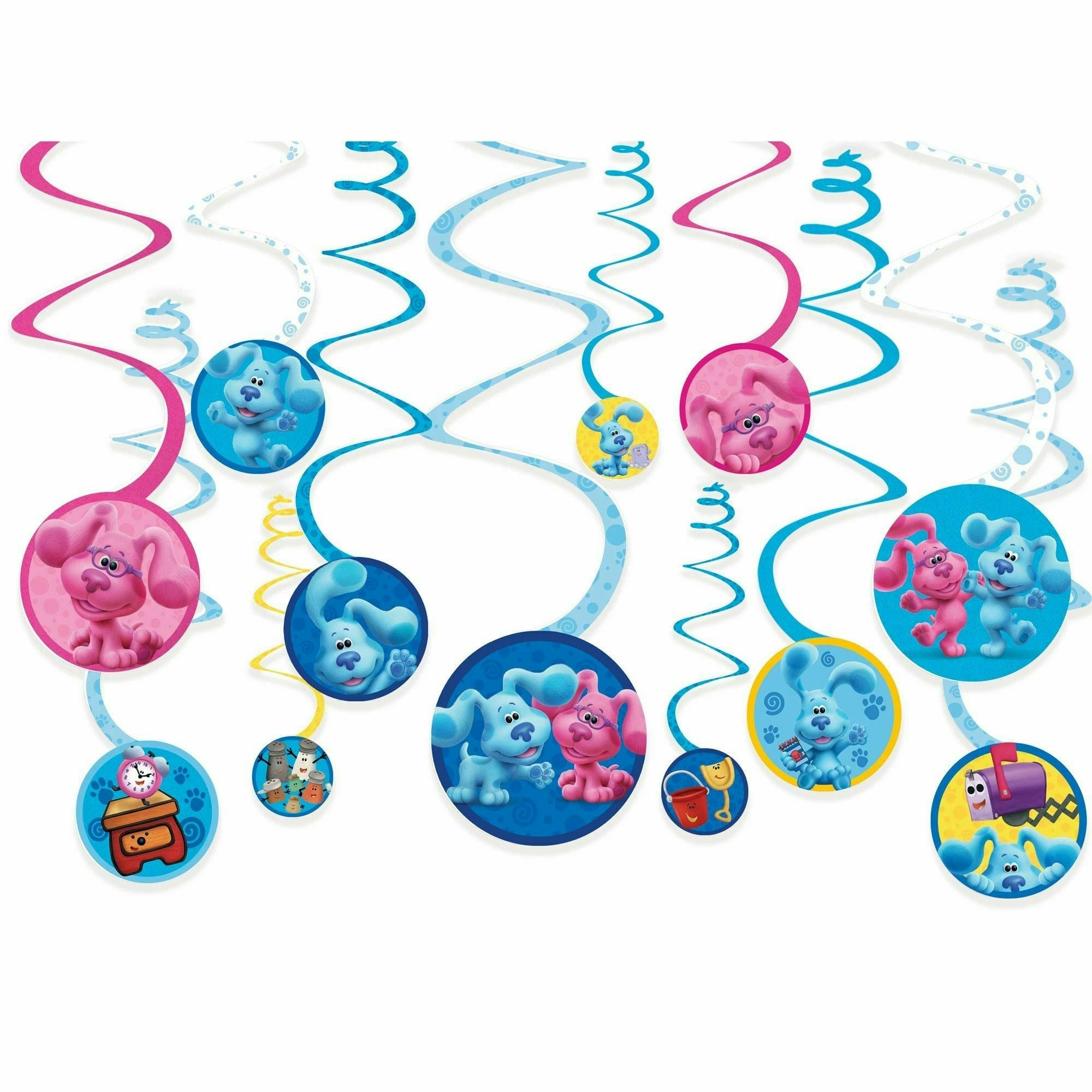 Amscan BIRTHDAY: JUVENILE Blues Clues Spiral Decorations
