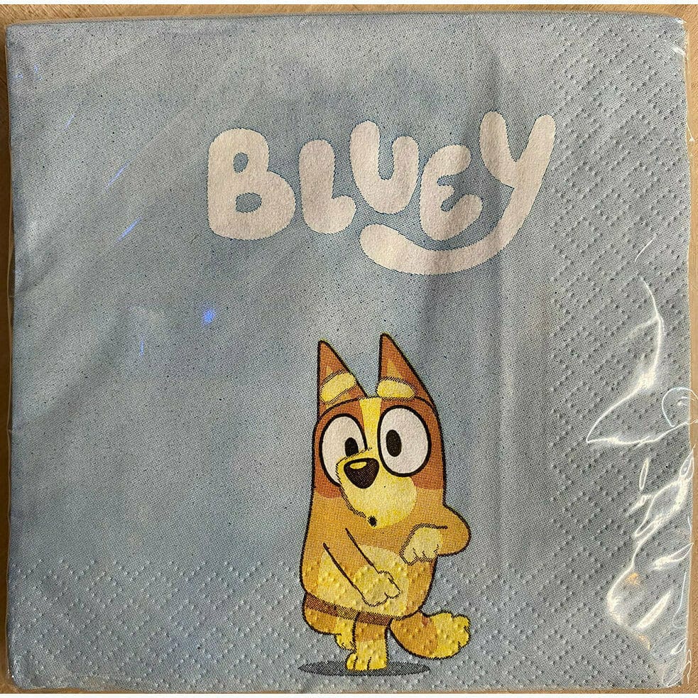 Amscan BIRTHDAY: JUVENILE Bluey Beverage Napkins 16ct