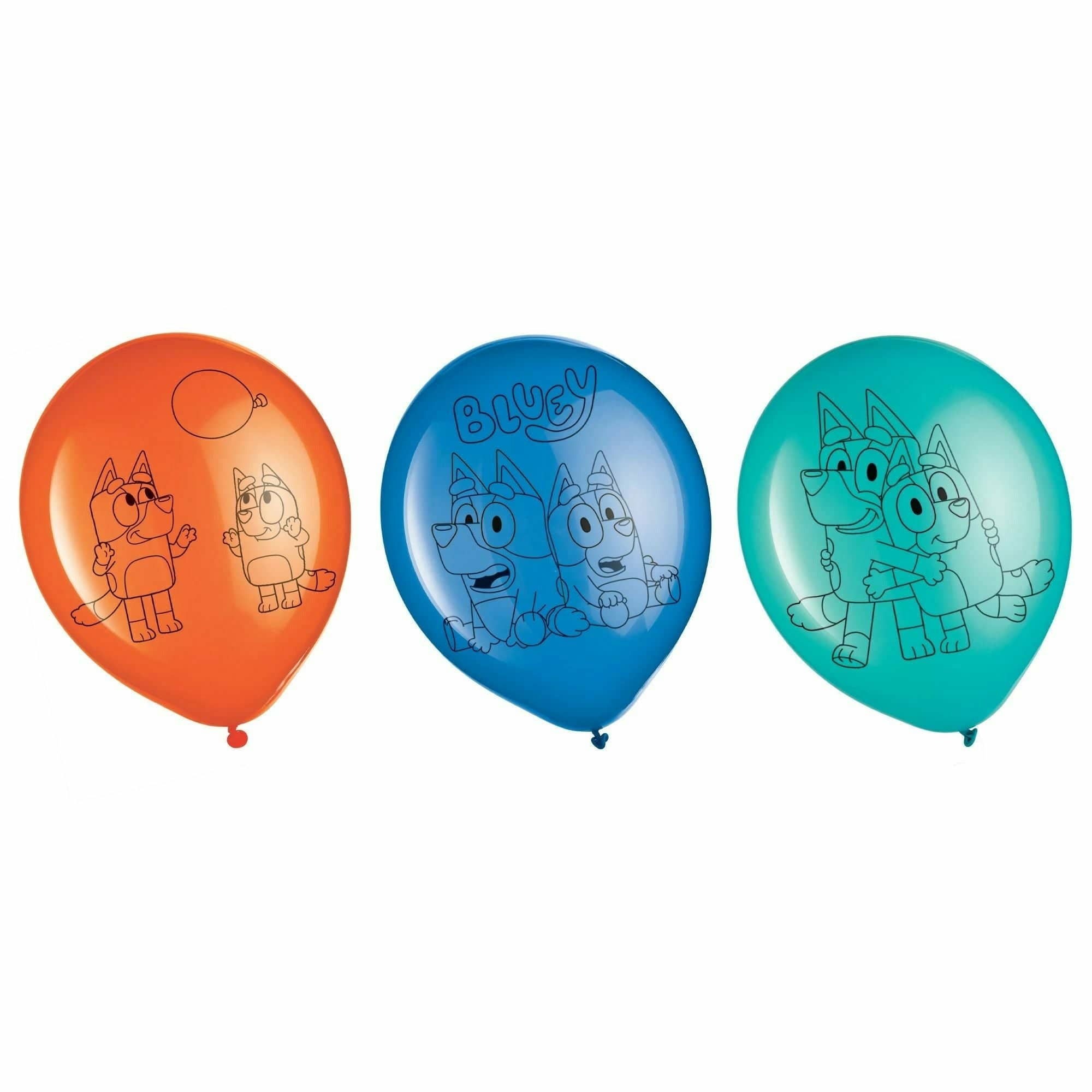 Amscan BIRTHDAY: JUVENILE Bluey Latex Balloons