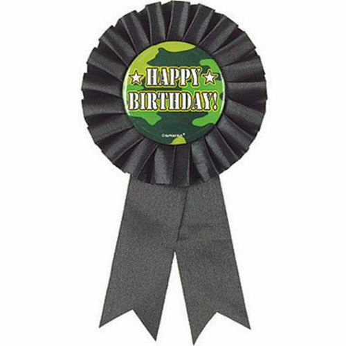 Amscan BIRTHDAY: JUVENILE Camouflage Award Ribbon