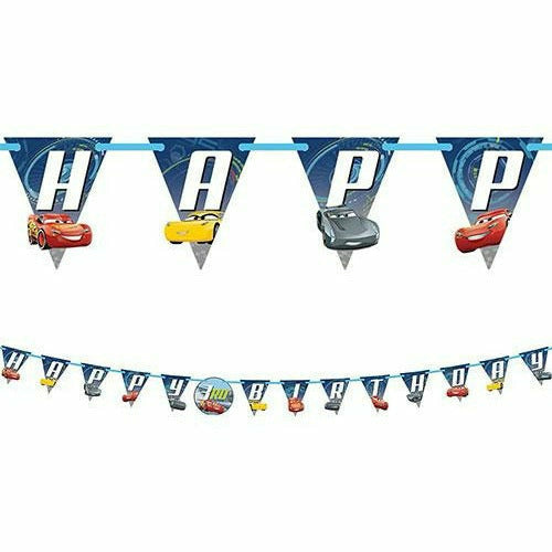 Amscan BIRTHDAY: JUVENILE Cars 3 Birthday Banner Kit