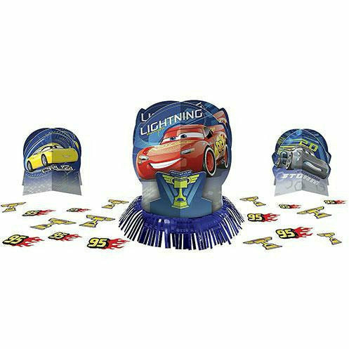 Amscan BIRTHDAY: JUVENILE Cars 3 Table Decorating Kit 23pc