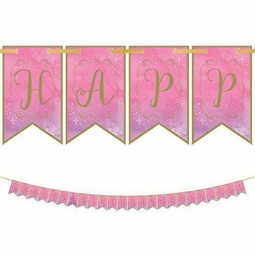 Amscan BIRTHDAY: JUVENILE Disney Once Upon a Time Birthday Pennant Banner