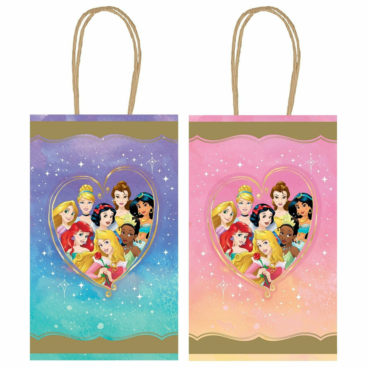 Amscan BIRTHDAY: JUVENILE Disney Princess Favor Bag