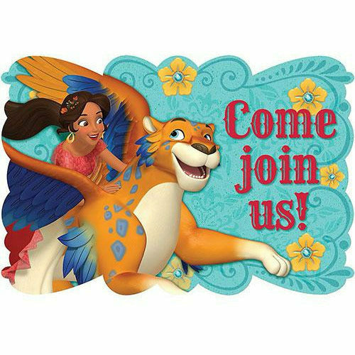 Amscan BIRTHDAY: JUVENILE Elena of Avalor Invitations 8ct