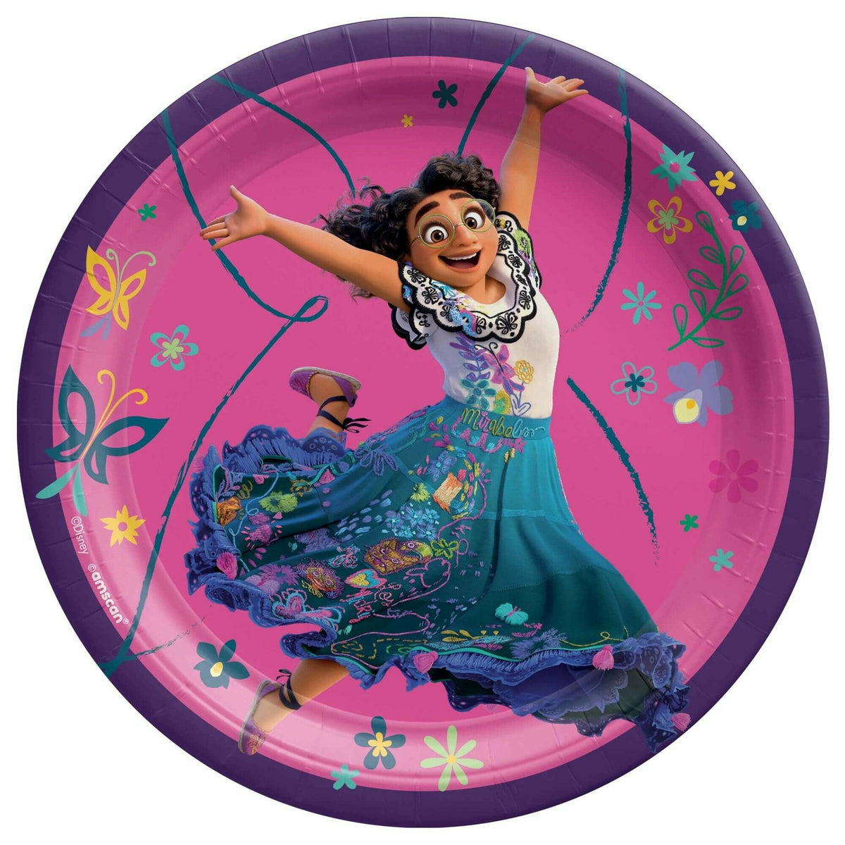 Amscan BIRTHDAY: JUVENILE Encanto Dessert Plates 8ct