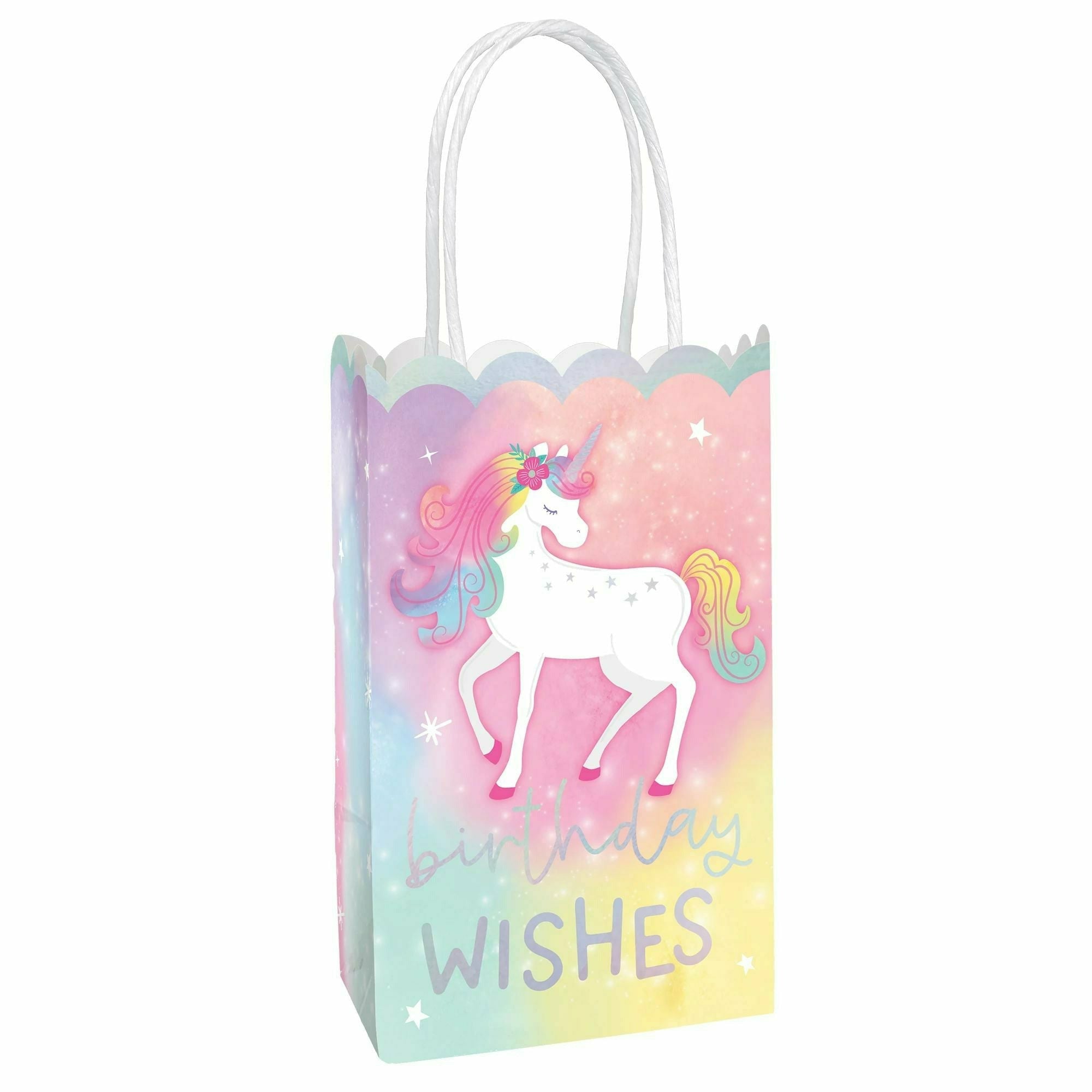Amscan BIRTHDAY: JUVENILE Enchanted Unicorn Glitter Small Cub Bag