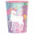 Amscan BIRTHDAY: JUVENILE Enchanted Unicorn Metallic Plastic Favor Cup