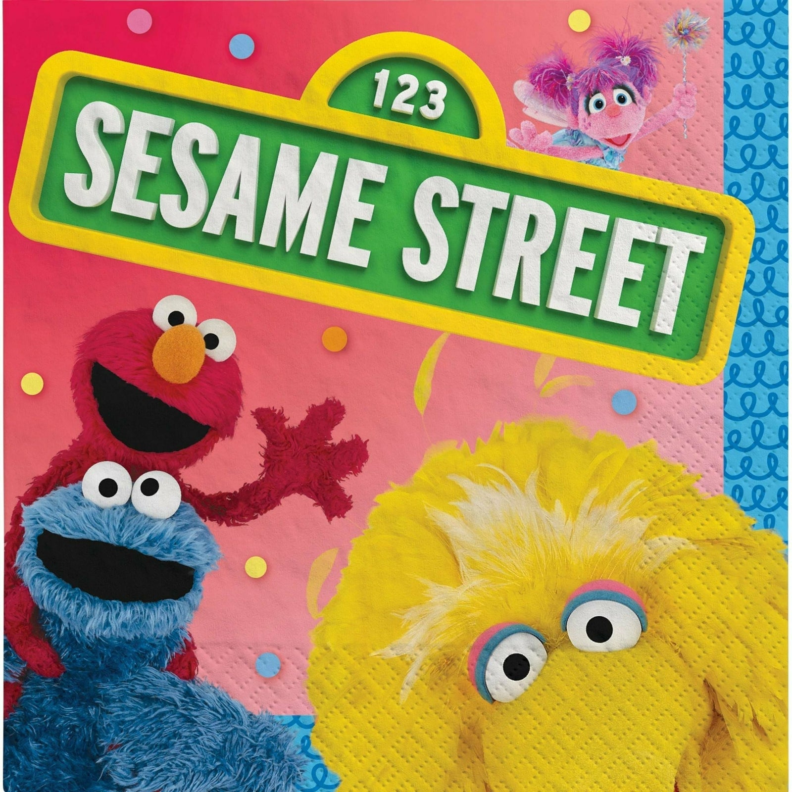 Amscan BIRTHDAY: JUVENILE Everyday Sesame Street Beverage Napkins