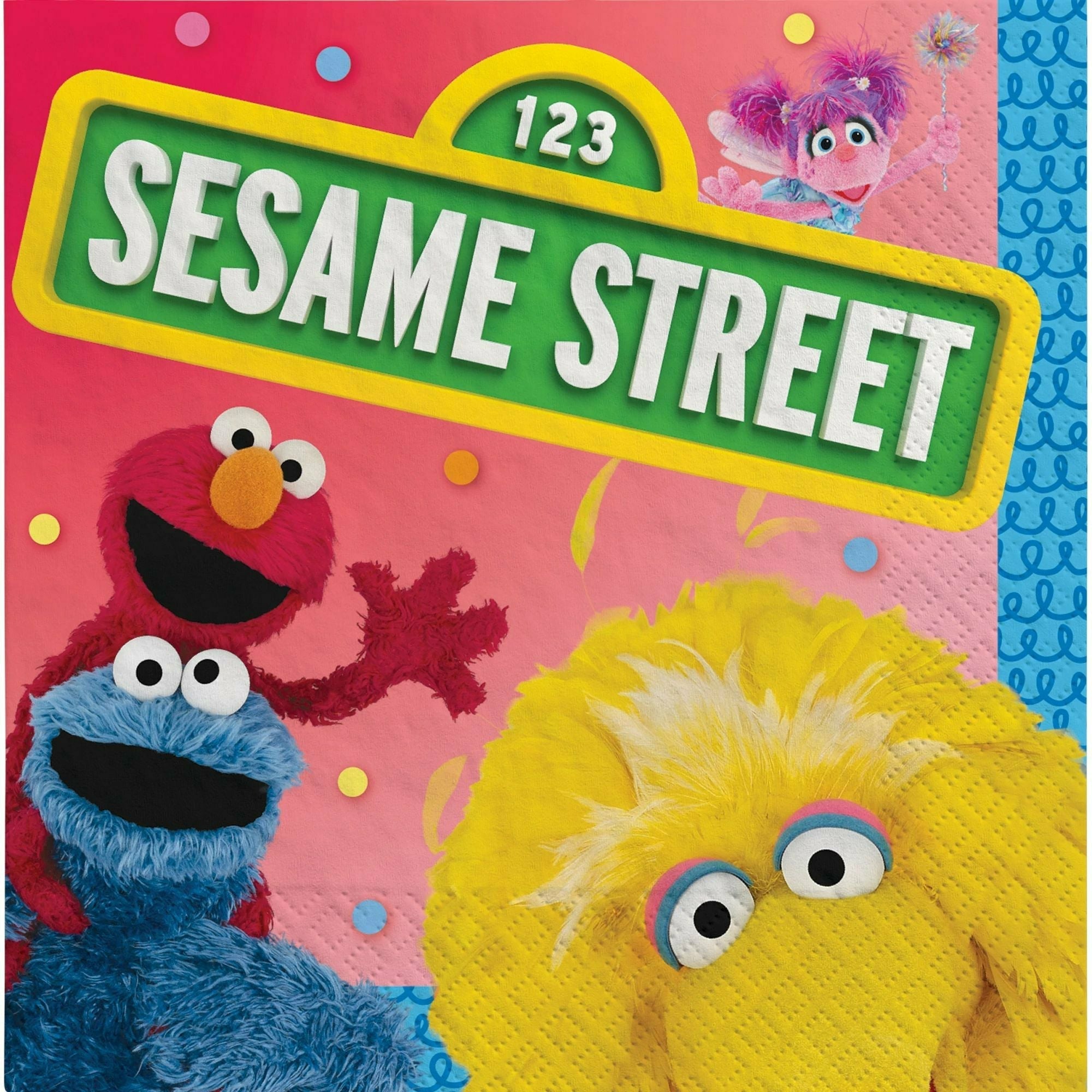 Amscan BIRTHDAY: JUVENILE Everyday Sesame Street Beverage Napkins