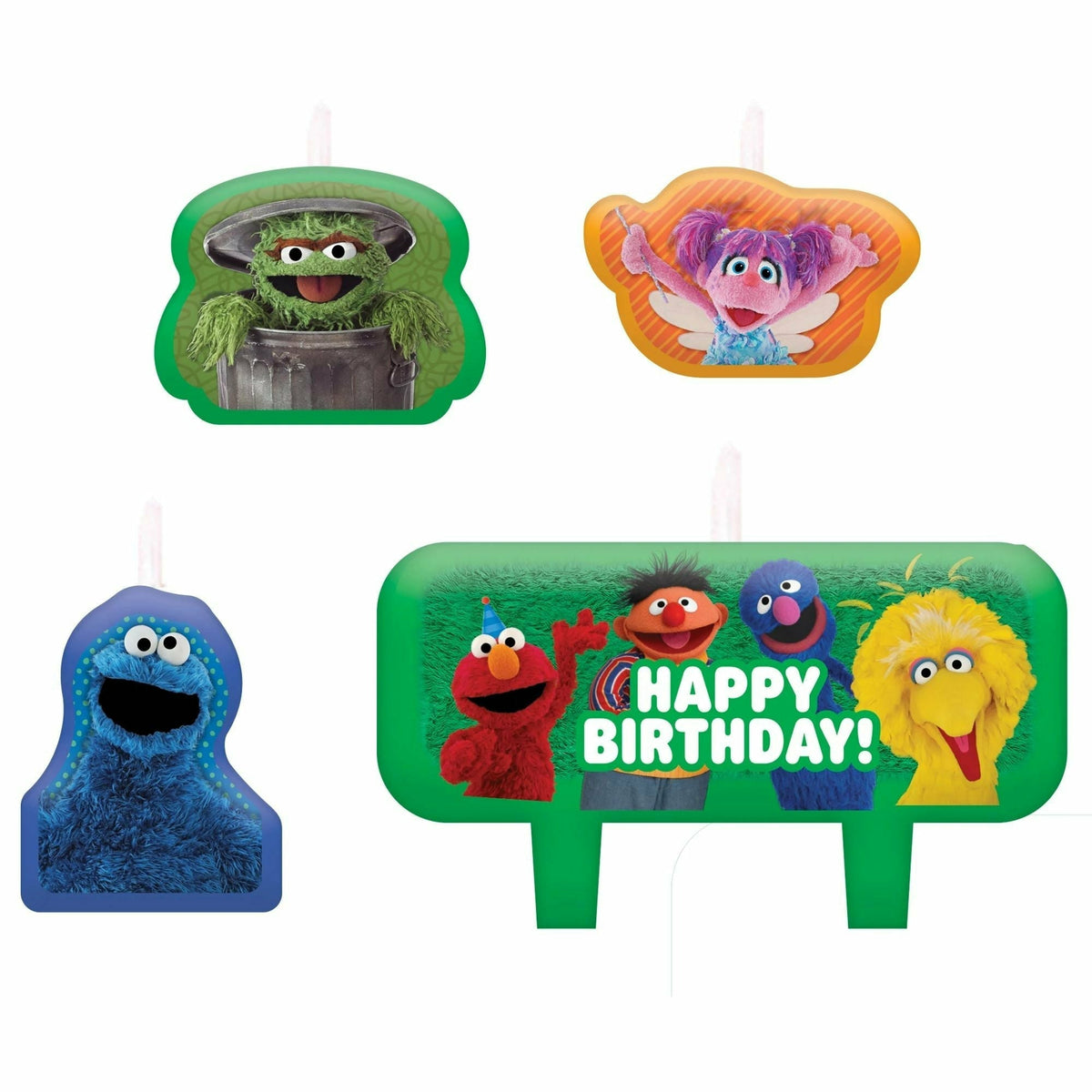 Amscan BIRTHDAY: JUVENILE Everyday Sesame Street Birthday Candle