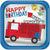 Amscan BIRTHDAY: JUVENILE First Responders 9" Square Plates