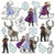 Amscan BIRTHDAY: JUVENILE Frozen 2 Puffy Stickers 1 Sheet