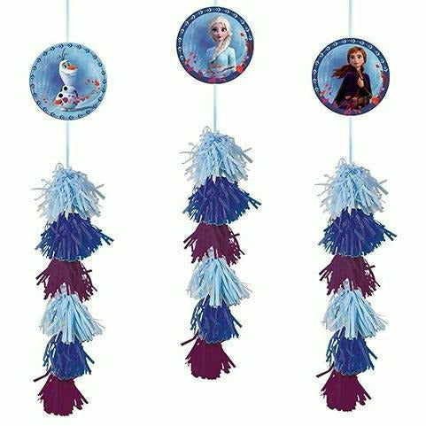 Amscan BIRTHDAY: JUVENILE Frozen 2 Tassel Decorations 3ct