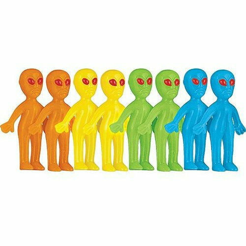 Amscan BIRTHDAY: JUVENILE Glow-in-the-Dark Alien Favors 8ct