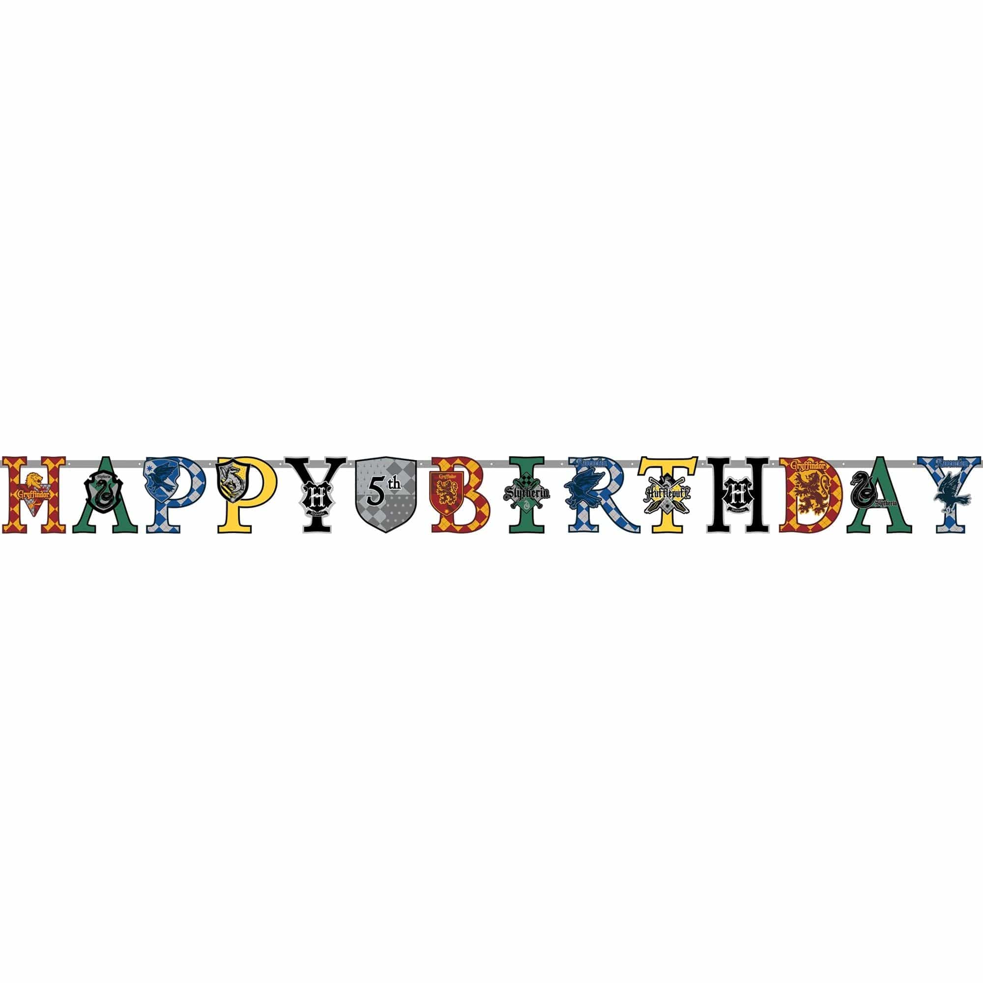 Amscan BIRTHDAY: JUVENILE Harry Potter™ Jumbo Add-An-Age Letter Banner