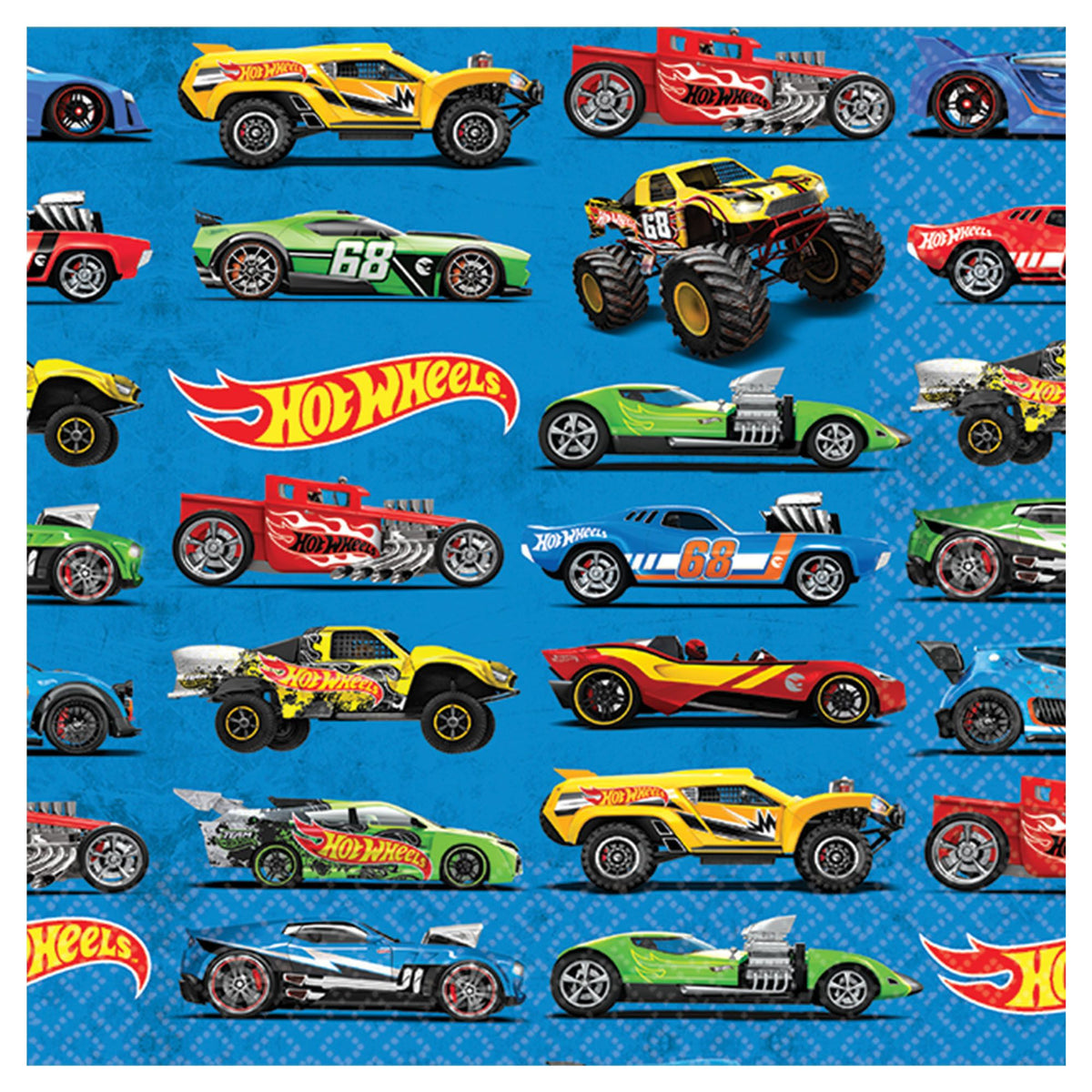 Amscan BIRTHDAY: JUVENILE Hot Wheels Wild Racer™ Beverage Napkins