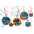 Amscan BIRTHDAY: JUVENILE Hot Wheels Wild Racer Foil Swirl Value Pack Decorations