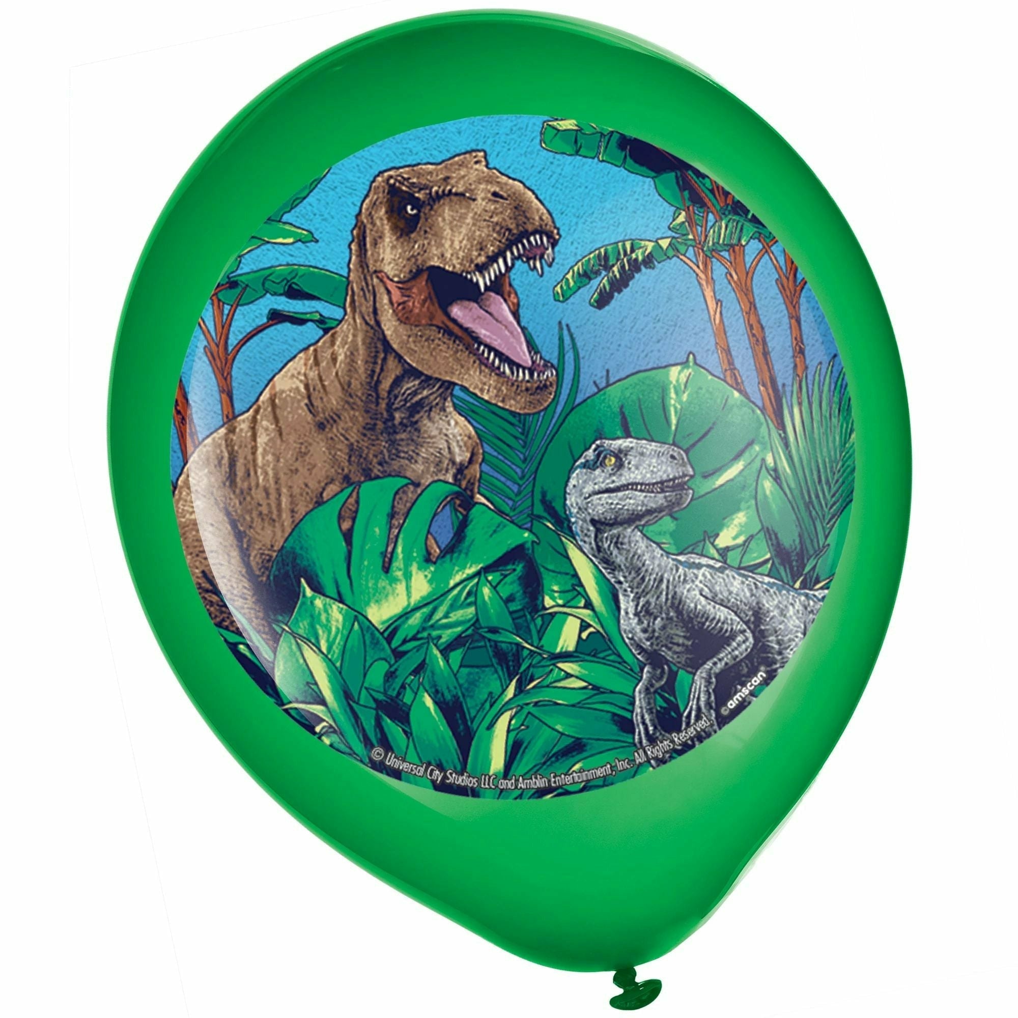 Amscan BIRTHDAY: JUVENILE Jurassic World Into the Wild Latex Balloons