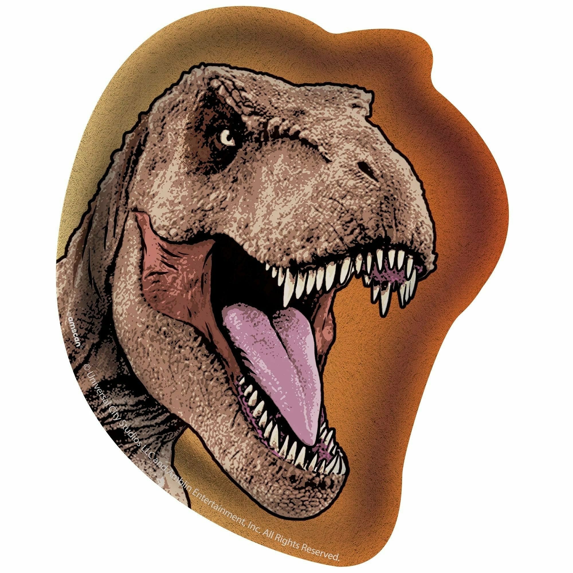 Amscan BIRTHDAY: JUVENILE Jurassic World Into the Wild Shaped Plates, 7"