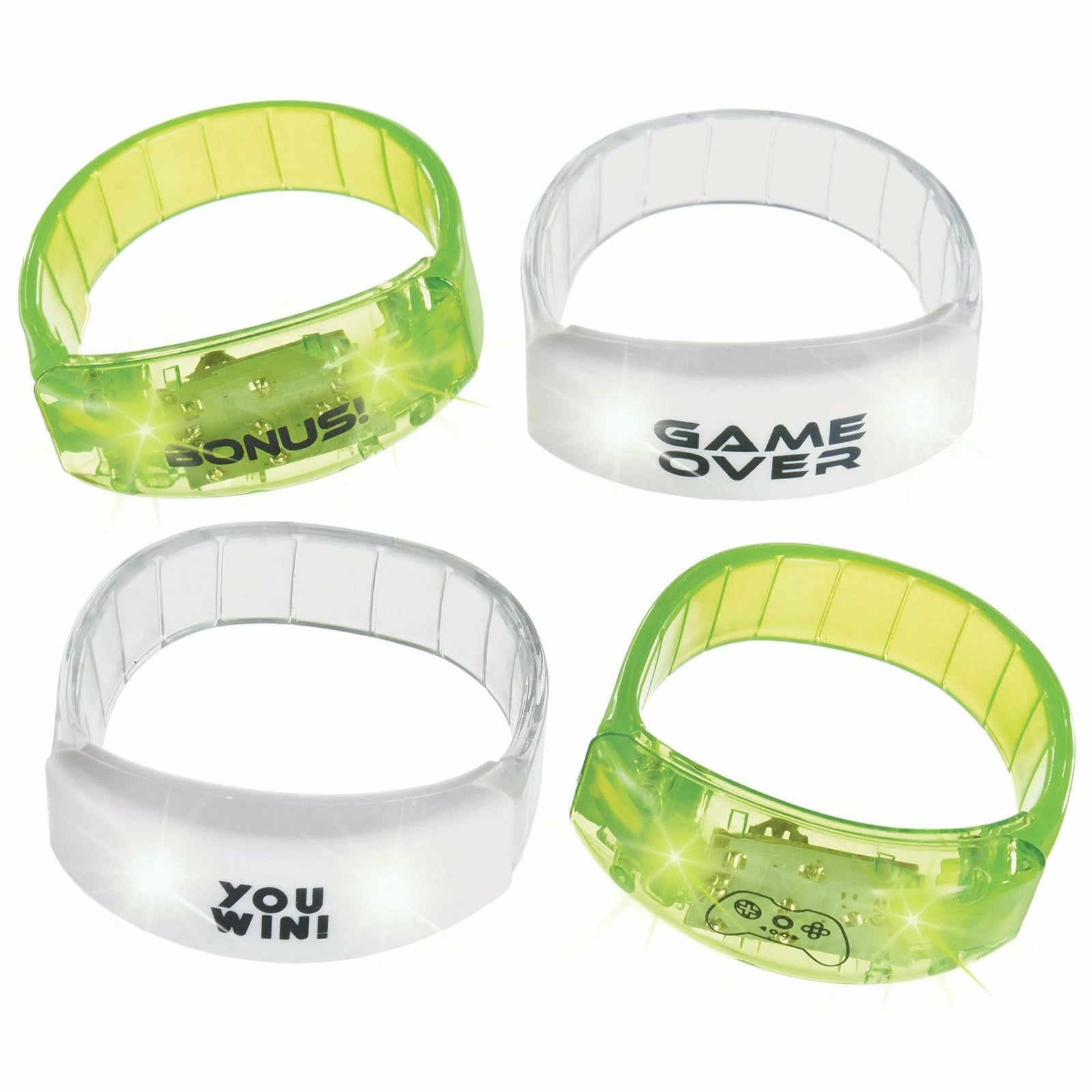 Amscan BIRTHDAY: JUVENILE Level Up Light Up Bracelets